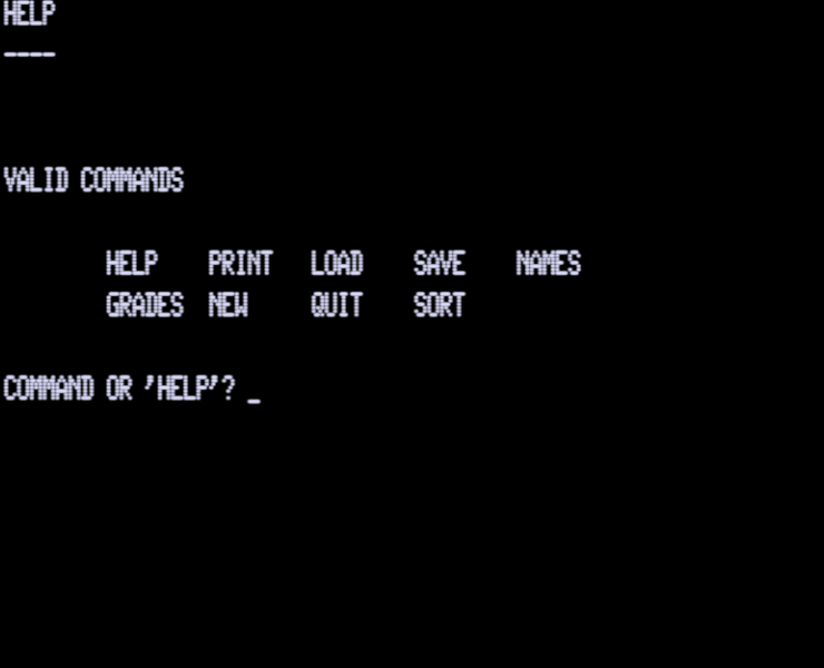 Screen shot